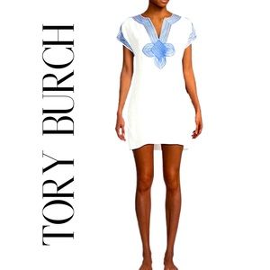 TORY BURCH LINEN TUNIC M